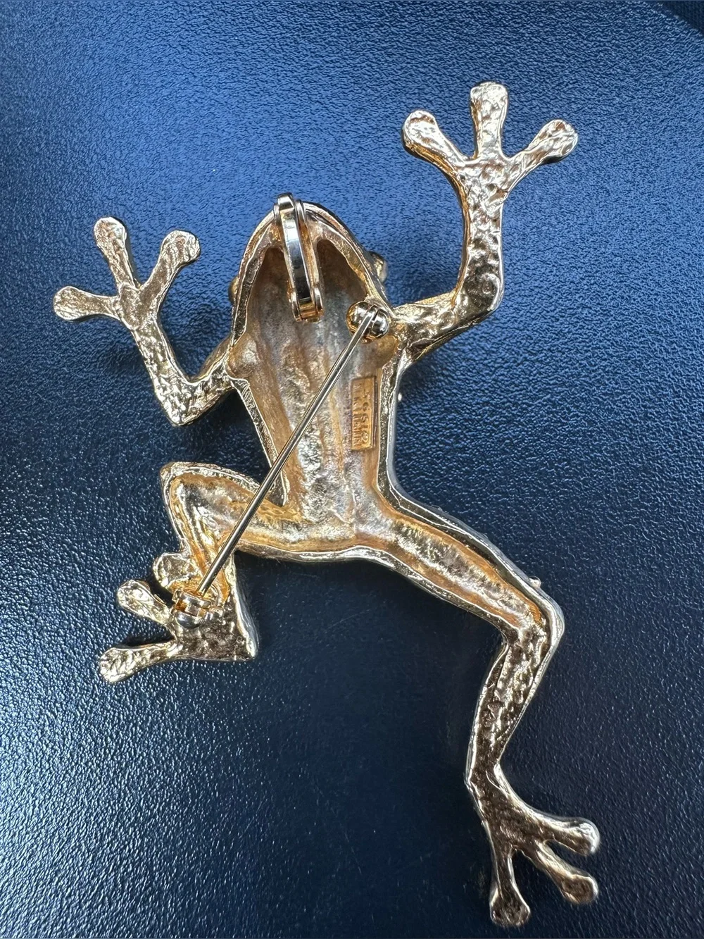 Vintage MIMI DI N 1985 Animalier collection Pendant Frog Brooch